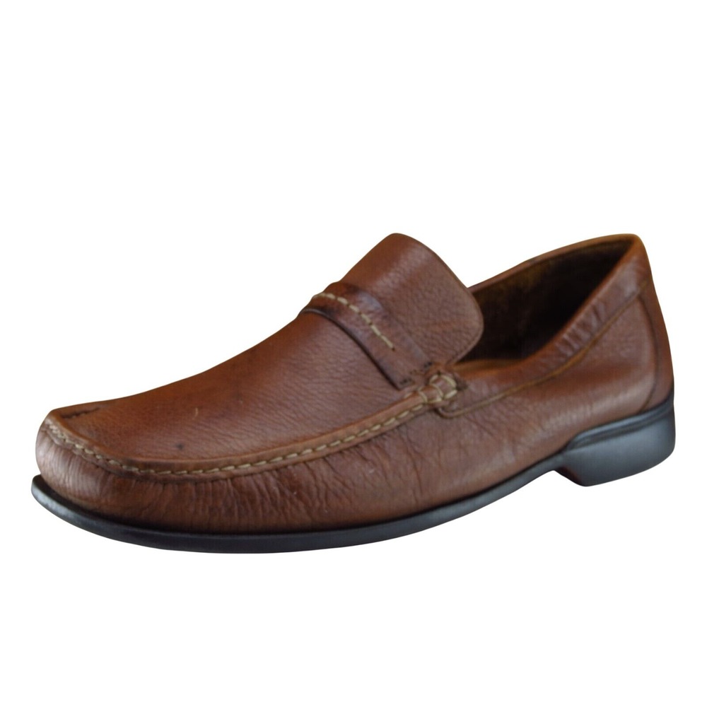 Bostonian Sz 11 Loafer Brown Leather Men Slip On Medium